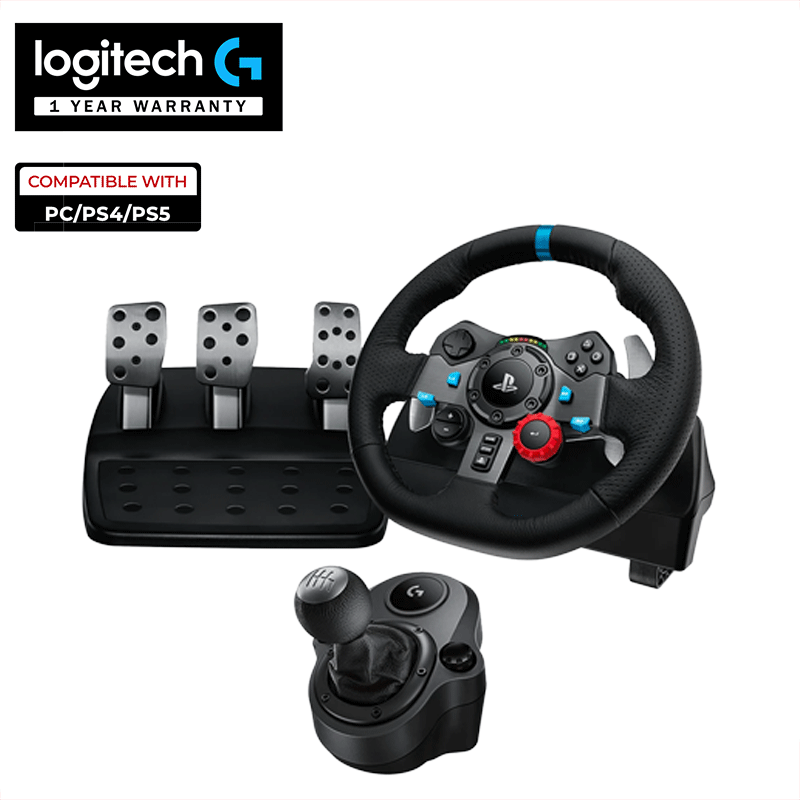 Logitech G29 Driving Racing Wheel + Driving Force Shifter Bundle