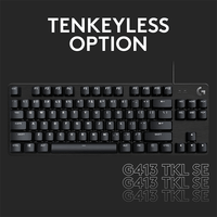 Logitech G413 SE Mechanical Gaming Keyboard [Tactical Mechanical Switches]