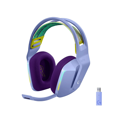 Logitech G733 Lightspeed Wireless RGB Gaming Headset [Lilac] - GameXtremePH