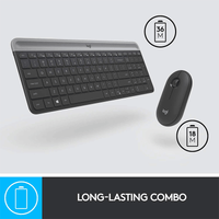 Logitech Slim Combo MK470 Wireless KeyBoard and Mouse (Graphite) - GameXtremePH
