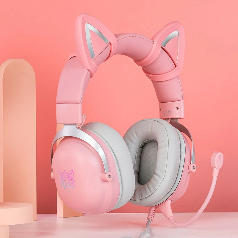 Cat Headphones Ps4 Wireless Headset Pink Onikuma Pink Ps4 Headset