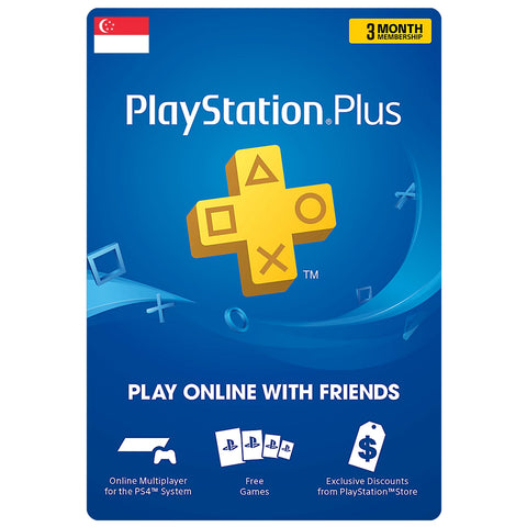 Playstation Plus Digital Code 3 Months - SGD - GameXtremePH