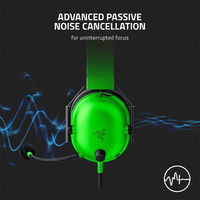 Razer BlackShark V2 X Multi-Platform Wired ESports Headset [Green] - GameXtremePH