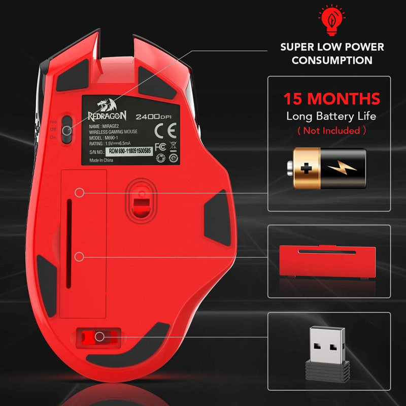 Redragon Gaming Mouse M690 Mirage - GameXtremePH