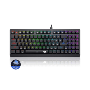 Redragon Dragon Warrior Mechanical Gaming Keyboard (Black) (Dust-proof Blue) (K603P-KBS) - GameXtremePH