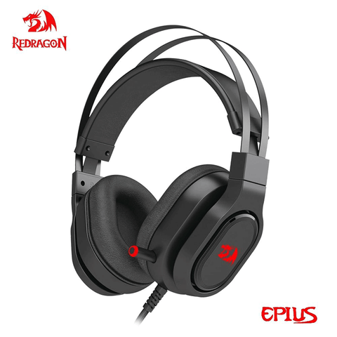 Redragon Epius Wired Gaming Headset (Black) (H360) - GameXtremePH