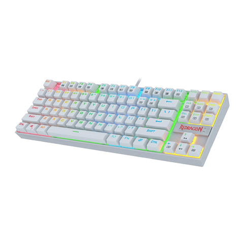 Redragon Kumara K552W RGB-1 Gaming Keyboard [White] - GameXtremePH