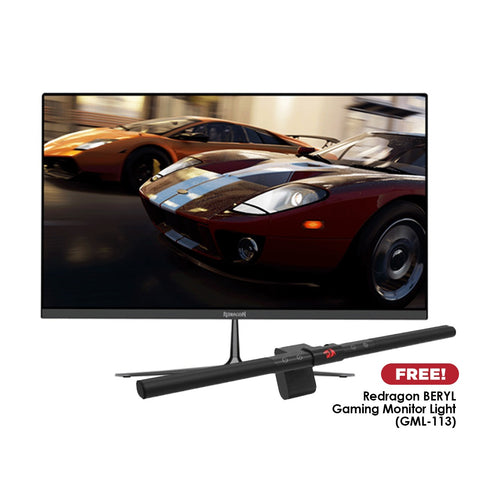 Redragon Emerald 27” 165hz Gaming Monitor GM270F165 with Free Redragon BERYL Gaming Monitor Light (GML-113) - GameXtremePH