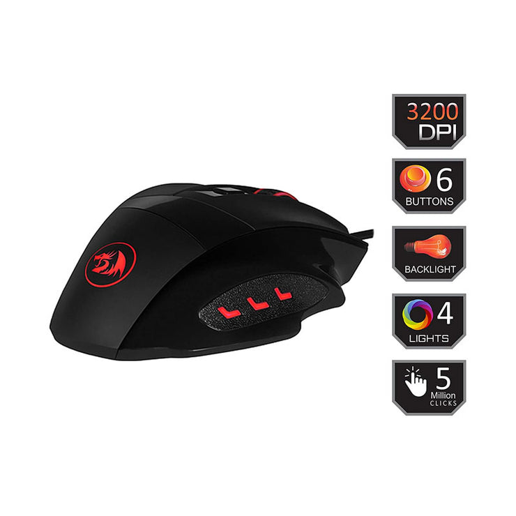 Redragon Phaser RGB Wired Gaming Mouse (M609)