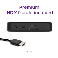 Roku Premiere HD/4K/HDR Streaming Media Player 3920R Black with Simple Remote & Premium HDMI Cable