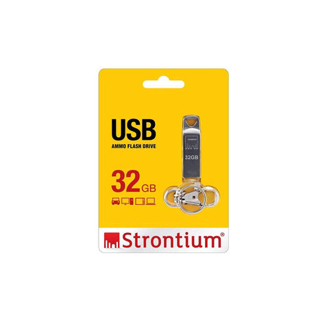 Strontium Ammo SR32GSLAMMO 32GB  USB 2.0 Pen Drive (Silver) - GameXtremePH