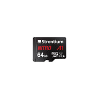 Strontium Nitro SRN64GTFU3A1A Micro SD Card A1 64GB with Adapter (Speed up to 100MB/s) - GameXtremePH