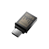 Strontium Nitro 64GB Dual Drive USB 3.1 Metal Flash Pen Drive OTG Up to 150MB/S Micro USB and USB 3.0 3.1 for Android Smartphones Tablets Computers Laptops (SR64GBBOTG2Y) - GameXtremePH