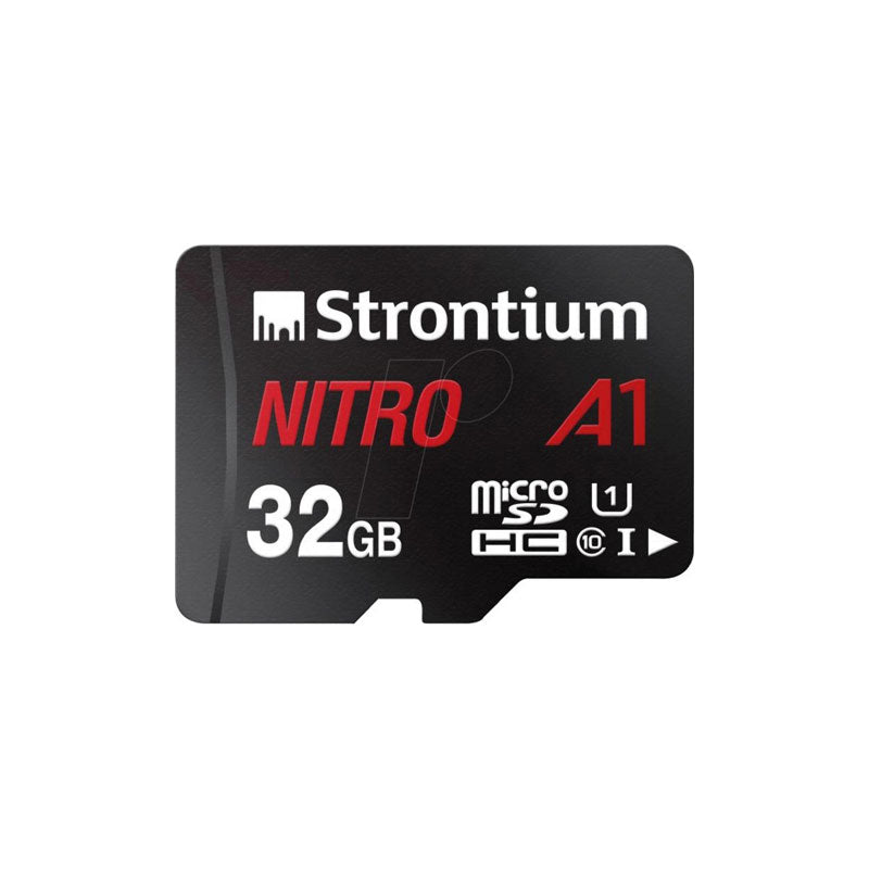 Strontium Nitro SRN32GTFU1A1A Micro SD Card A1 32GB with Adapter (Speed up to 100MB/s) - GameXtremePH