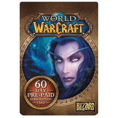 World of Warcraft 60 Days Time Card Prepaid US digital for Windows