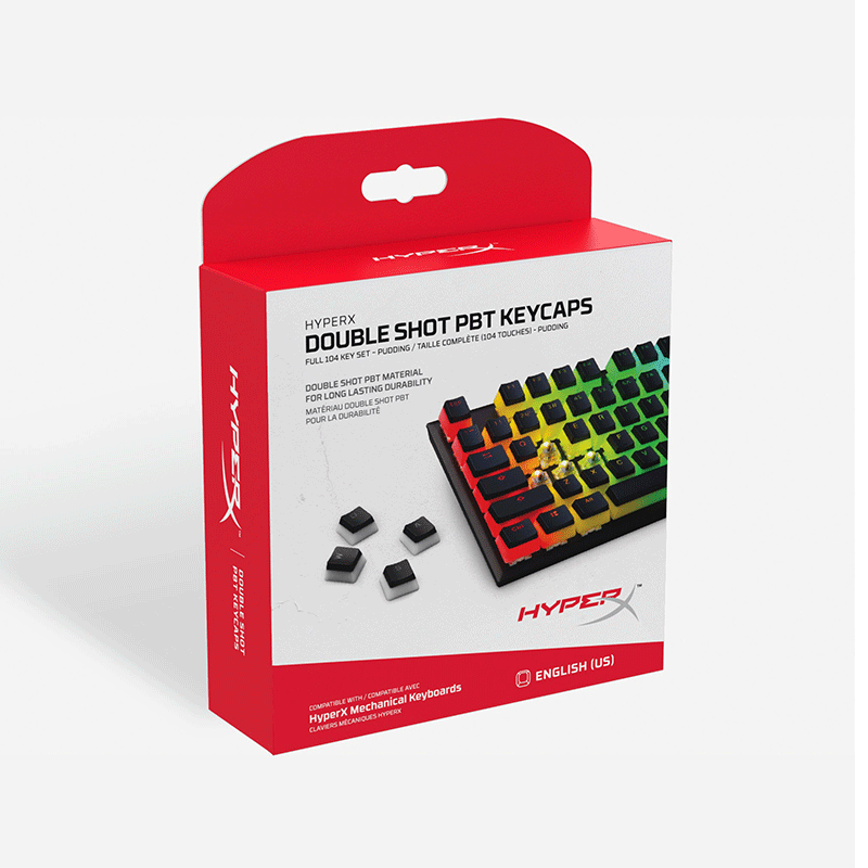 HyperX Pudding Keycaps Double Shot PBT - GameXtremePH