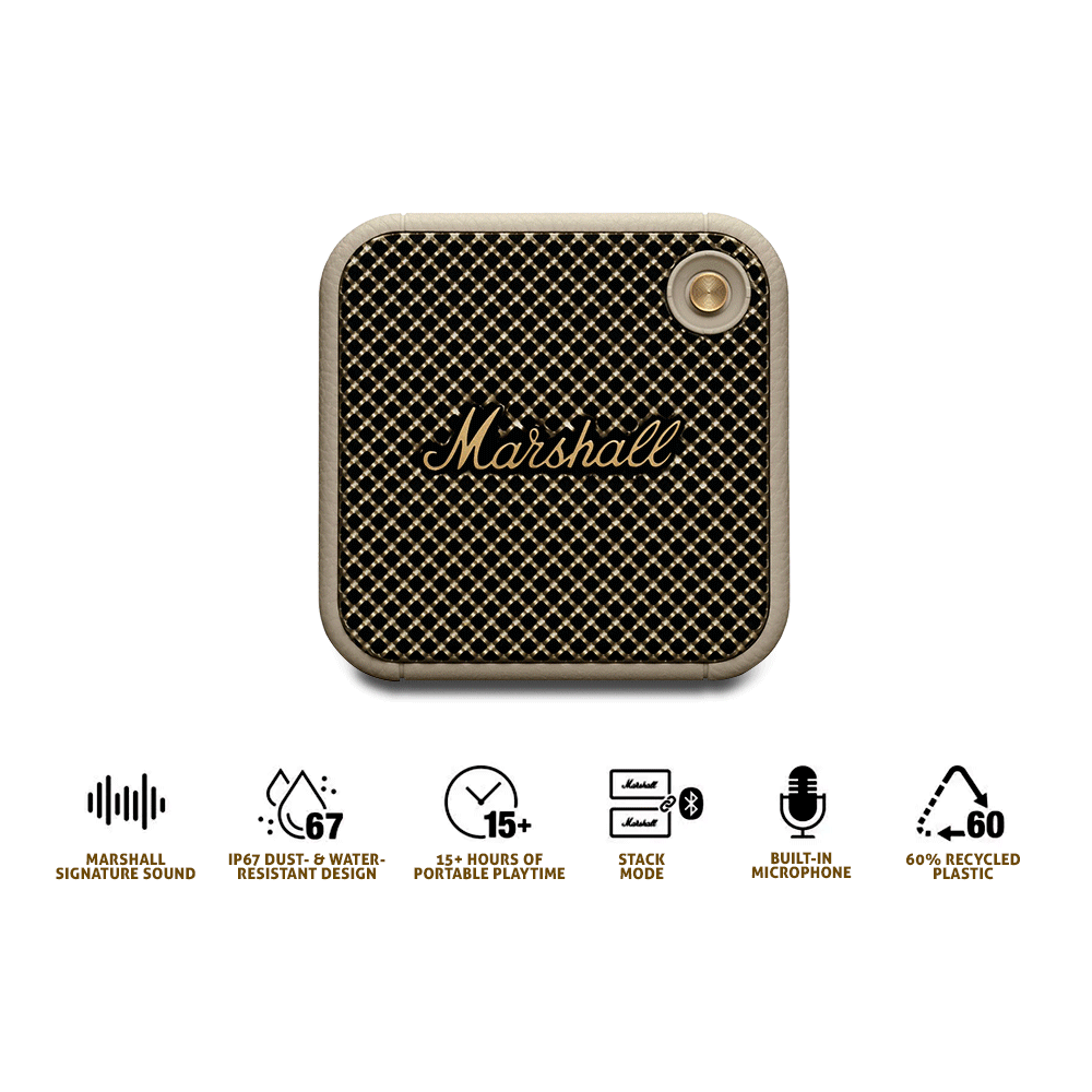 Marshall Willen Portable Bluetooth Speaker