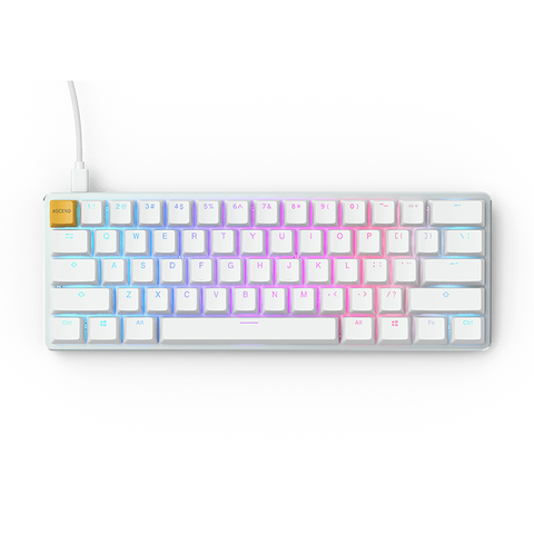 Glorious GMMK White ice Ed Compact Keyboard - GameXtremePH