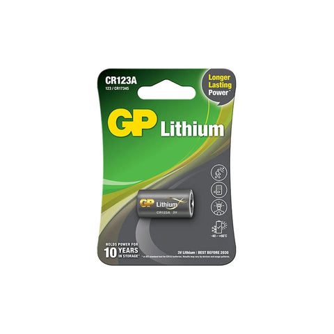 GP Photo Battery CR123A 1S (Card) (GPCR123A-2U1) - GameXtremePH