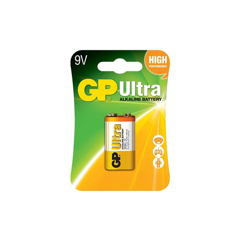 GP Ultra Alkaline 9V 1S (Card) (GP1604AU-2L1) - GameXtremePH