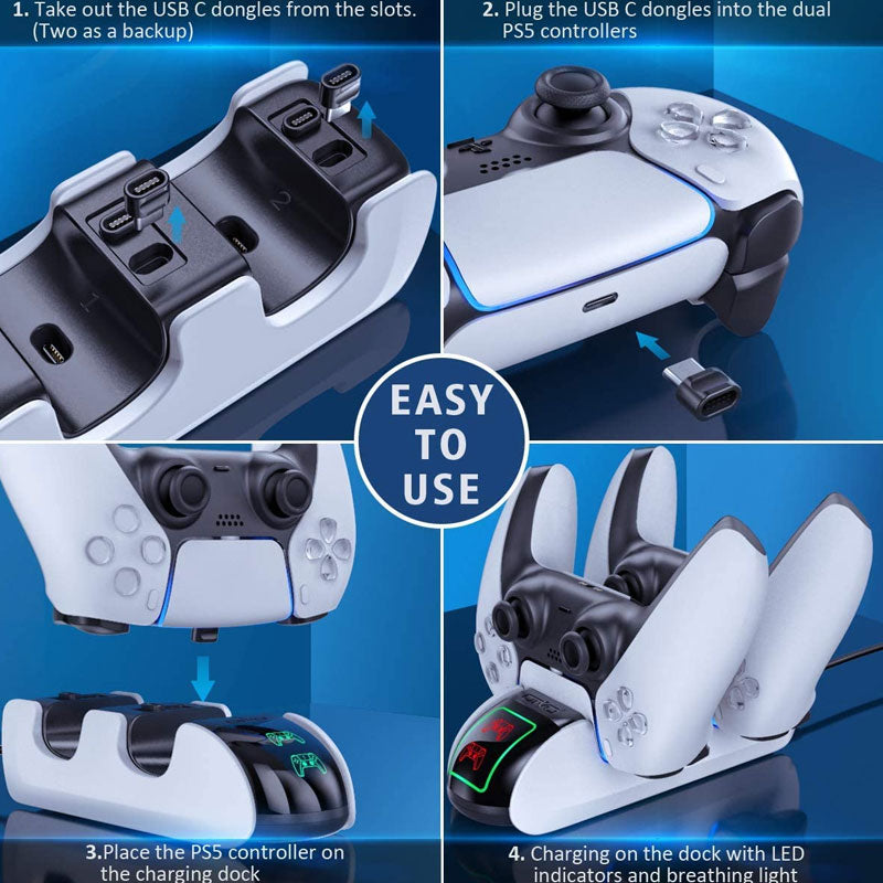 OTVO PS5 dual Charging Dock IV-P5207 - GameXtremePH