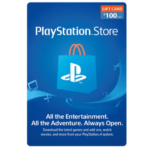 Playstation Network Cards US $100 - GameXtremePH