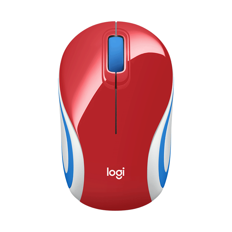 Logitech M187 Wireless Mini Mouse Red GameXtremePH