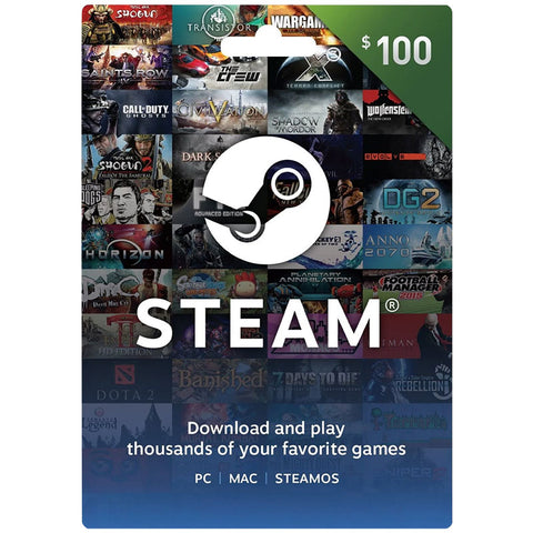 Steam Wallet Codes 100$ - GameXtremePH