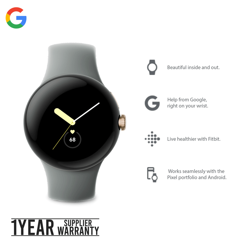 Google Pixel Watch | Help by Google. Health by Fitbit.