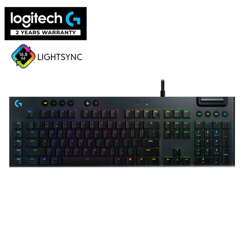 Logitech G813 Clicky RGB LIGHTSYNC Mechanical Gaming Keyboard - GameXtremePH
